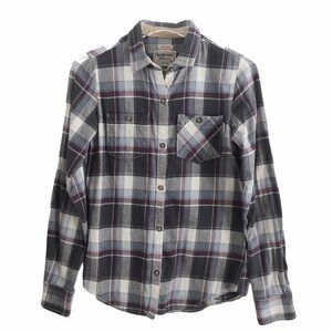 Burton Plaid Button Front Shirt XS